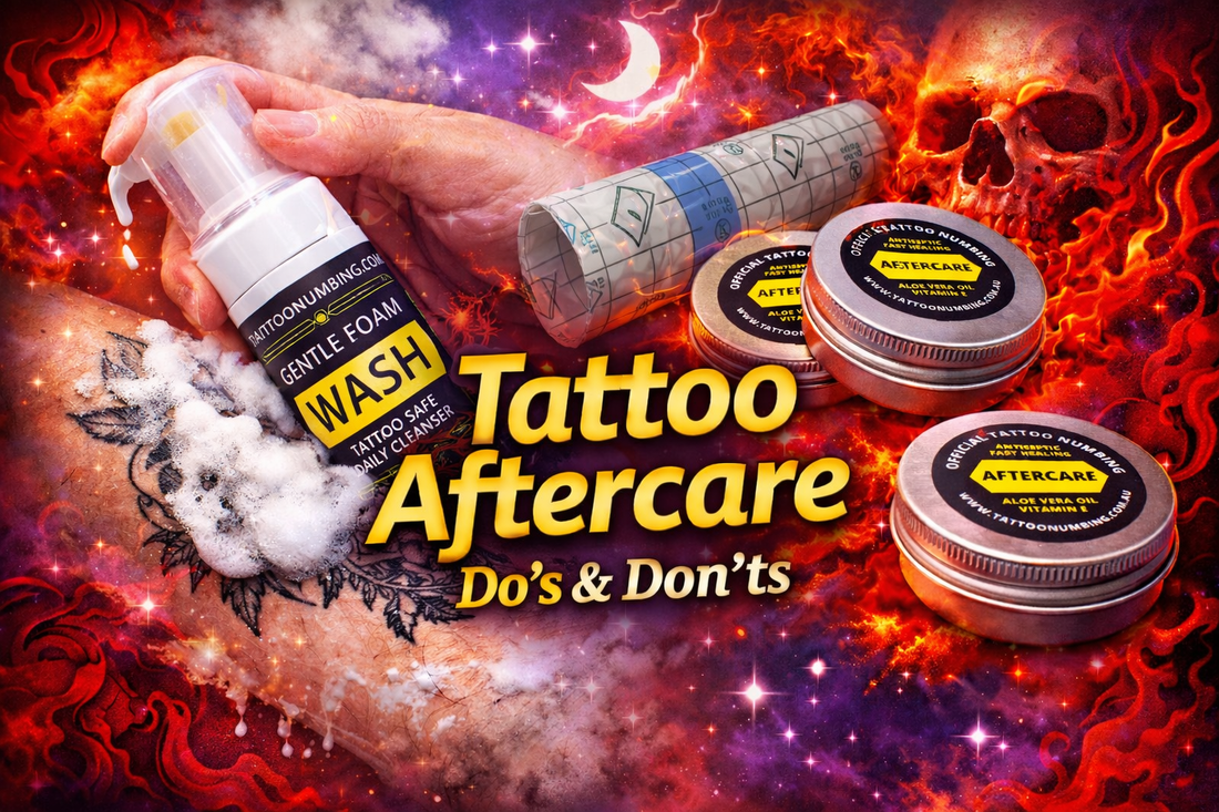 Tattoo Aftercare Do’s &amp; Don’ts: How to Heal Your Tattoo the Right Way