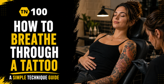 How to breathe through a tattoo, simple calming technique guide for a relaxed session by Tattoo Numbing Australia